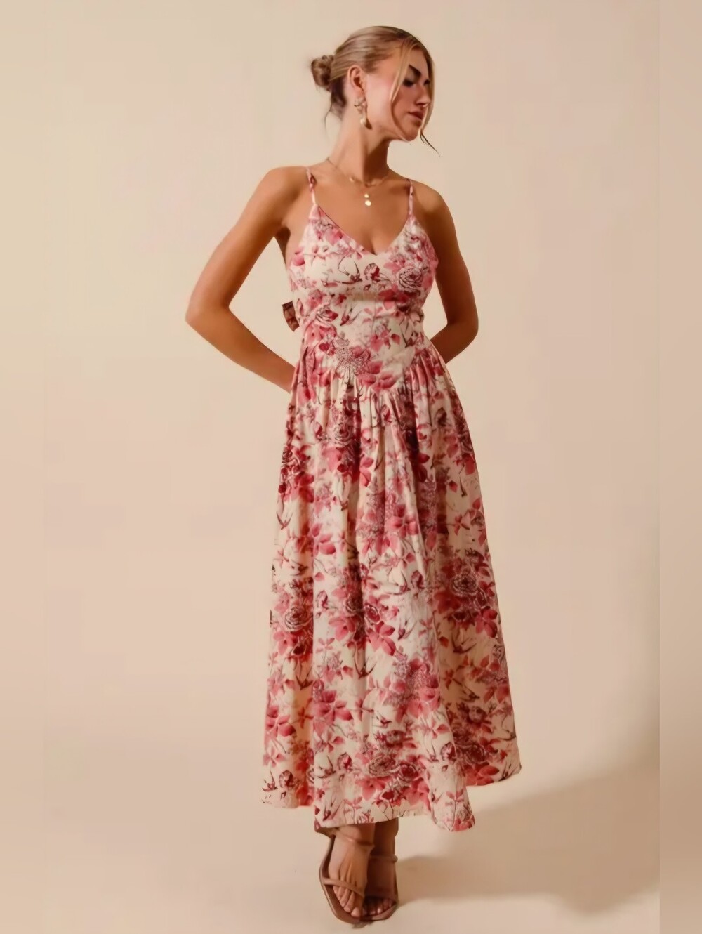 So Me Floral Maxi Dress